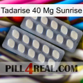 Tadarise 40 Mg Sunrise 07